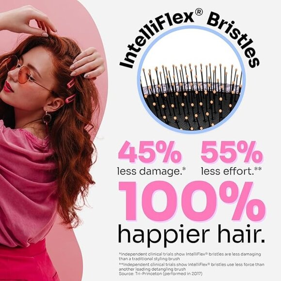 Wet Brush Original Detangling Brush - Purple Digital Daydream NEW IN BOX - Picture 3 of 4